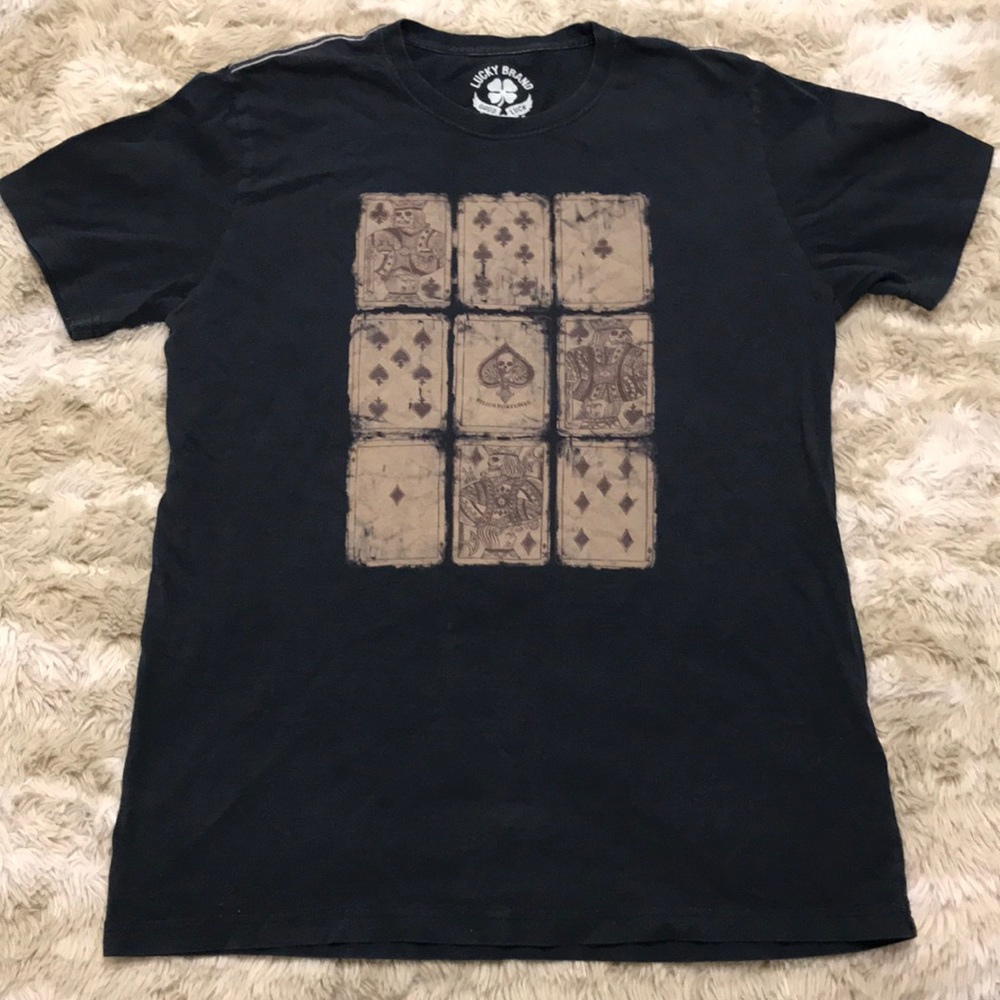 ☘️LUCKY BRAND CARDS T-SHIRT ☘️